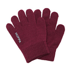 Huppa детские перчатки весна-осень  LEVI, бордовый 907155964 цена и информация | Шапки, перчатки, шарфы для девочек | hansapost.ee
