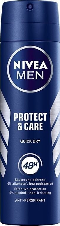 Nivea Men Protect & Care spreideodorant meestele 250 ml hind ja info | Deodorandid | hansapost.ee