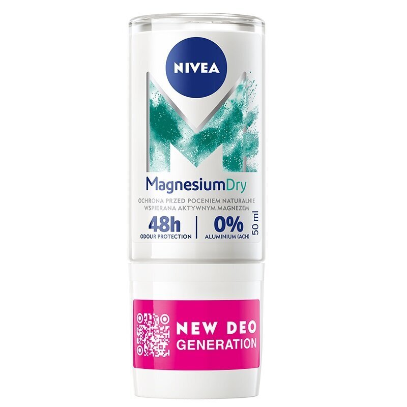 Nivea Magnesium Dry roll-on deodorant 50 ml цена и информация | Deodorandid | hansapost.ee