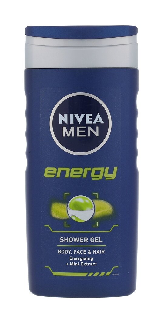 Nivea Men Energy dušigeel meestele 250 ml цена и информация | Dušigeelid, õlid | hansapost.ee