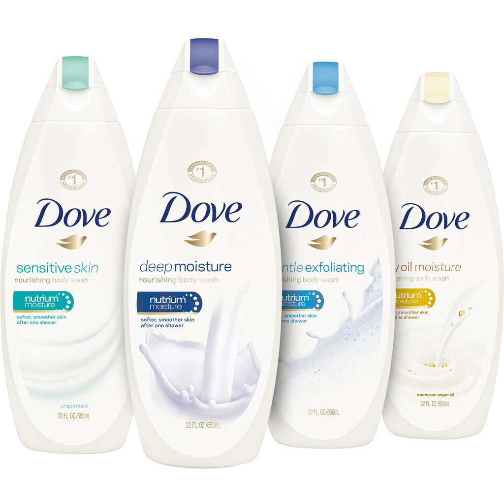 Dušigeel Dove Gentle Exfoliating 500 ml hind ja info | Dušigeelid, õlid | hansapost.ee