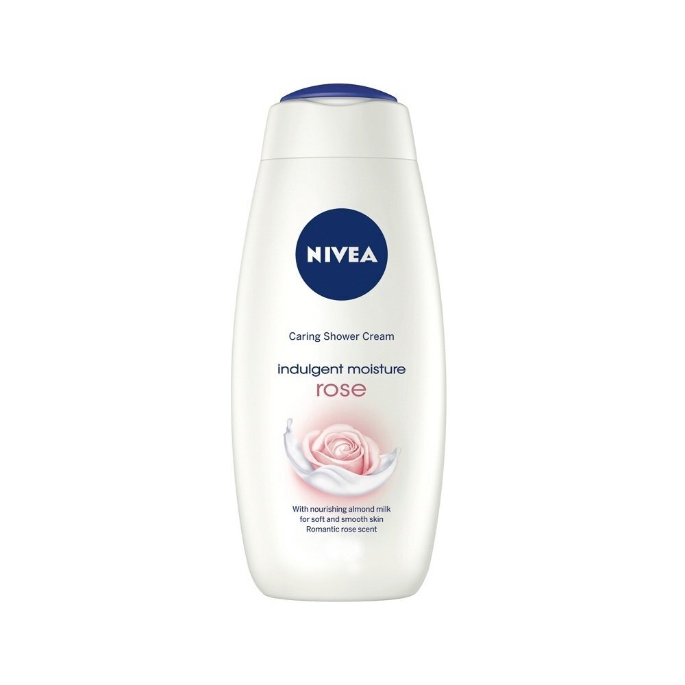 Dušigeel Nivea Caring Shower Cream Rose 250 ml hind ja info | Dušigeelid, õlid | hansapost.ee