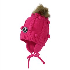Huppa laste talvemüts MACY, roosa hind ja info | Mütsid, sallid, kindad tüdrukutele | hansapost.ee