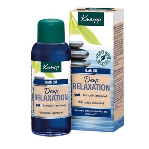 Kneipp Deep Relaxation Bath Oil dušiõli 100 ml цена и информация | Dušigeelid, õlid | hansapost.ee