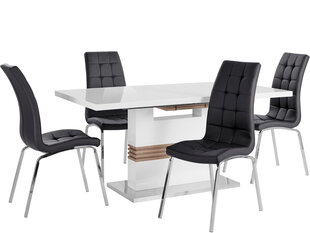 Notio Living Pavlos 200/Lila, комплект мебели для столовой белый цена и информация | Комплекты мебели для столовой | hansapost.ee