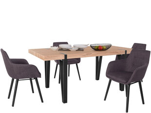 Комплект мебели для столовой Notio Living Sanchez 180 / Bradford, темно-серый цена и информация | Комплекты мебели для столовой | hansapost.ee