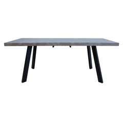 Обеденный стол BRIGIT 159 / 198x84,5x77см бетон цена и информация | Кухонные и обеденные столы | hansapost.ee