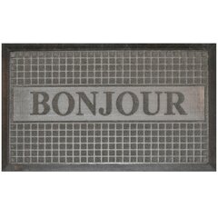 Uksematt Bonjour Grey 45x75 cm hind ja info | Uksematid | hansapost.ee