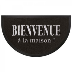 Коврик дверной Maison Black/Grey 45 x 75 см цена и информация | Придверные коврики | hansapost.ee