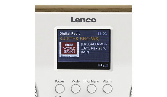 Lenco PIR-645WH цена и информация | Raadiod ja äratuskellad | hansapost.ee