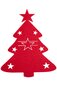 Jõuluteemaline söögiriistade tasku "jõulupuu", 6 tk, punane hind ja info | Jõulukaunistused | hansapost.ee