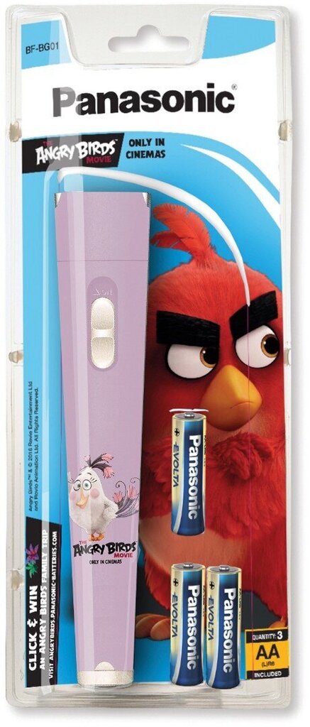 Panasonic taskulamp BF-BG01 Angry Birds hind ja info | Taskulambid, pealambid ja prožektorid | hansapost.ee