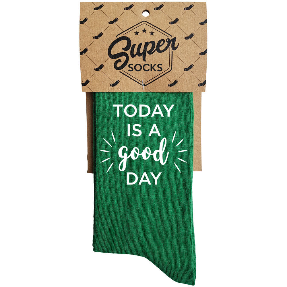 Sokid "Today is a good day" hind ja info | Lõbusad sokid | hansapost.ee
