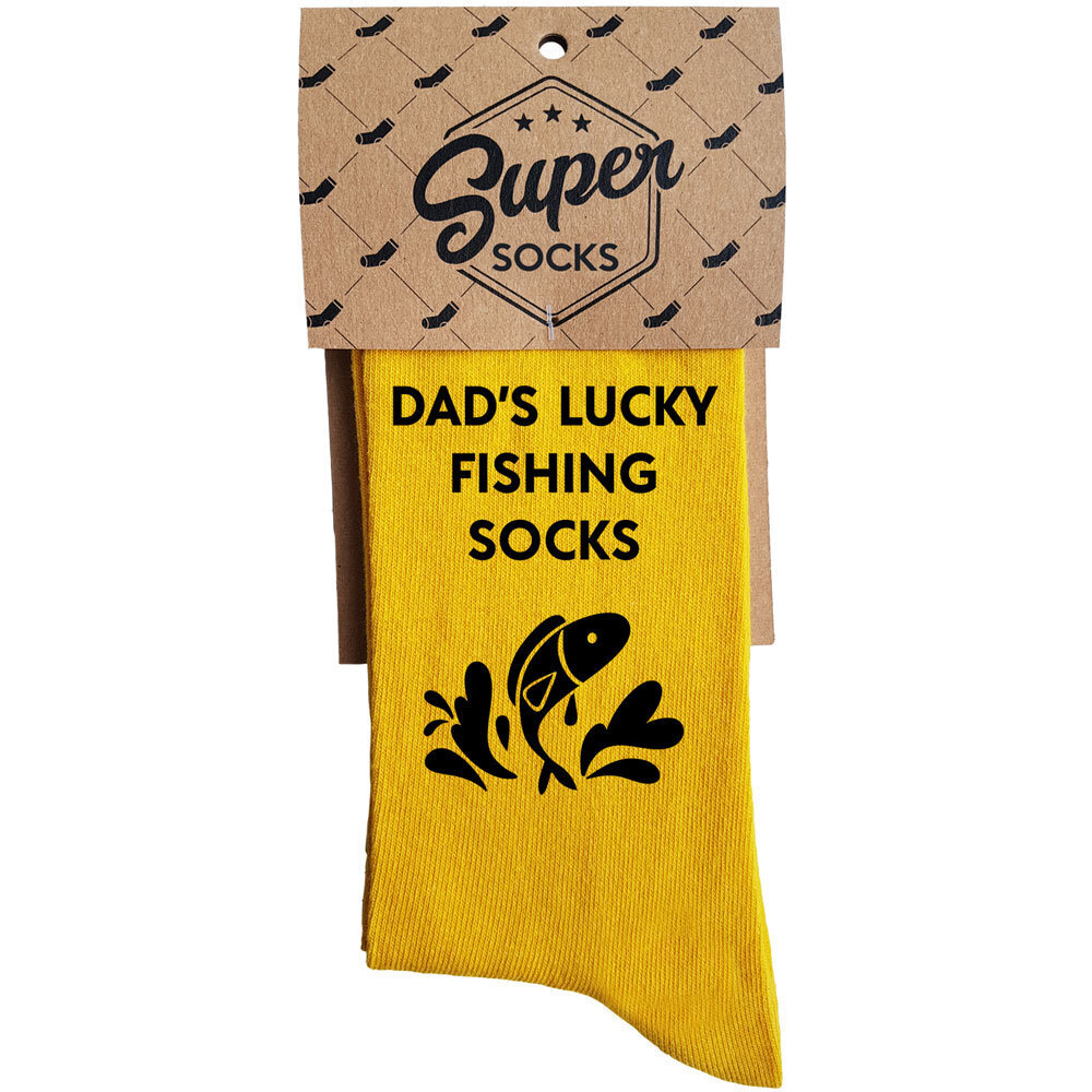 Sokid "Dad's lucky socks" цена и информация | Lõbusad sokid | hansapost.ee