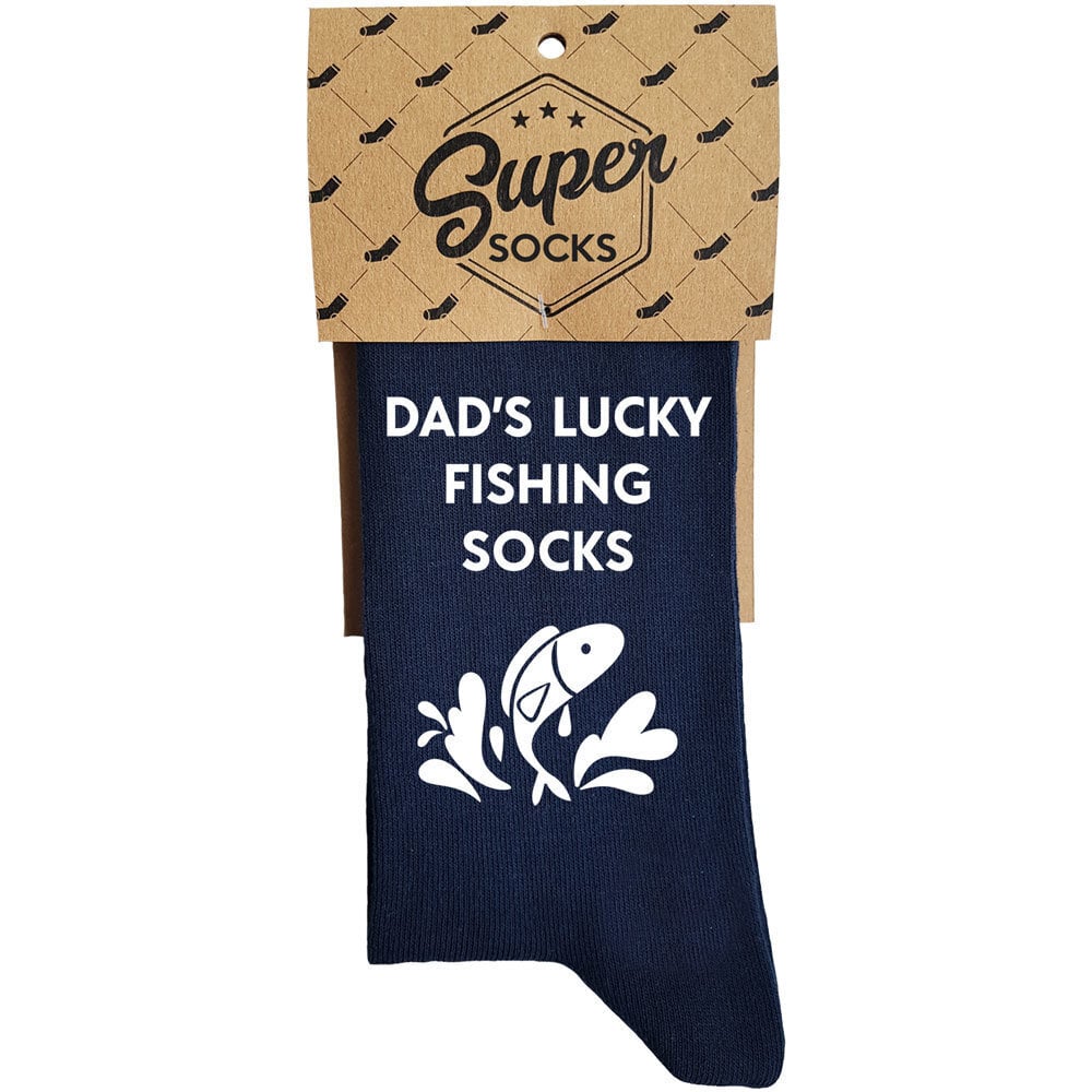 Sokid "Dad's lucky socks" цена и информация | Lõbusad sokid | hansapost.ee
