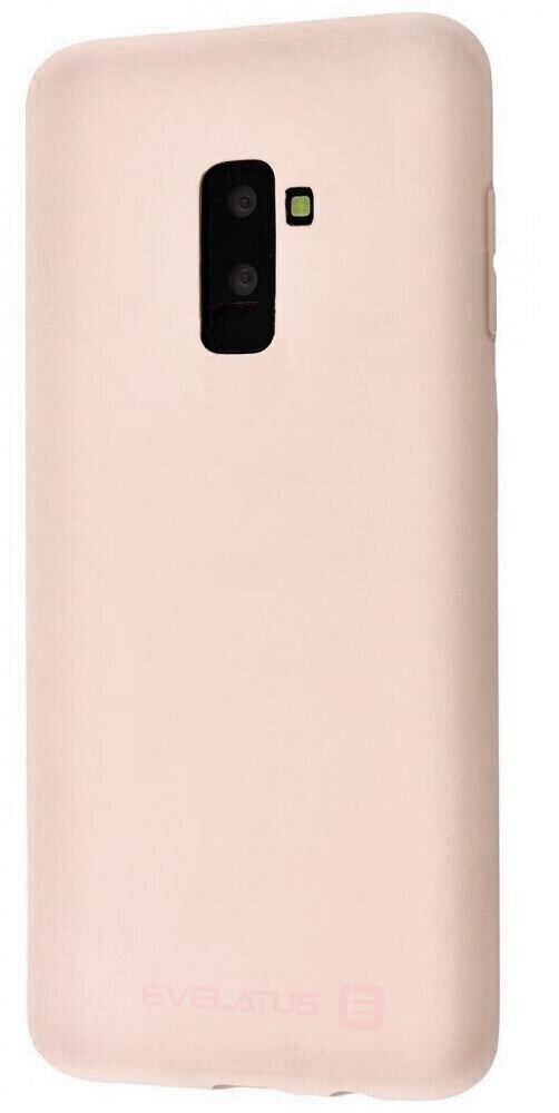 Tagakaaned Evelatus    Samsung    A6 Plus 2018 Silicone Case    Pink Sand цена и информация | Telefonide kaitsekaaned ja -ümbrised | hansapost.ee
