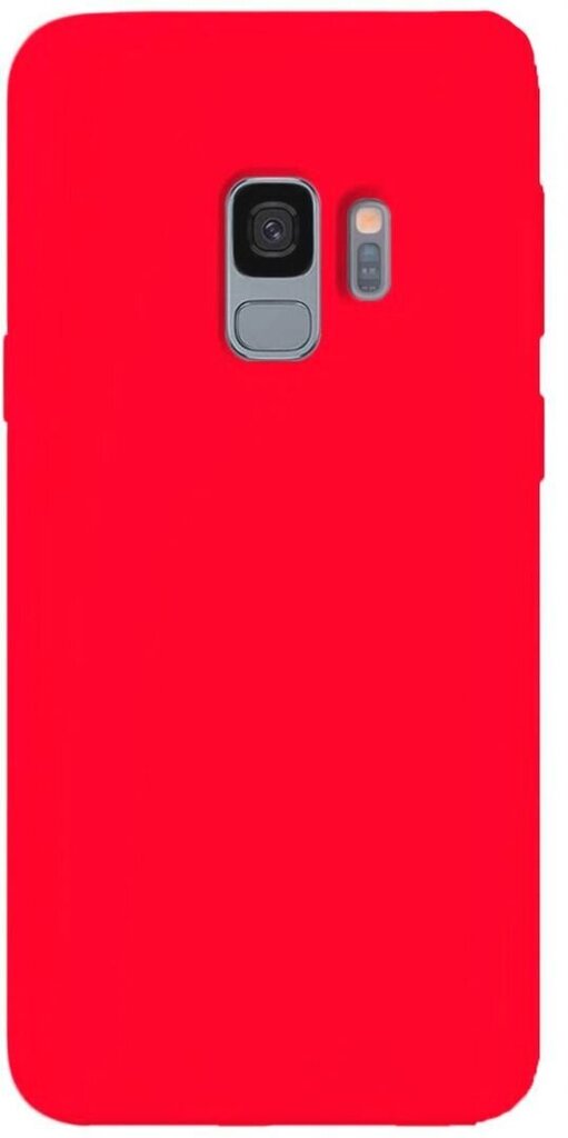 Tagakaaned Evelatus    Samsung    S9 Silicone Case    Red цена и информация | Telefonide kaitsekaaned ja -ümbrised | hansapost.ee