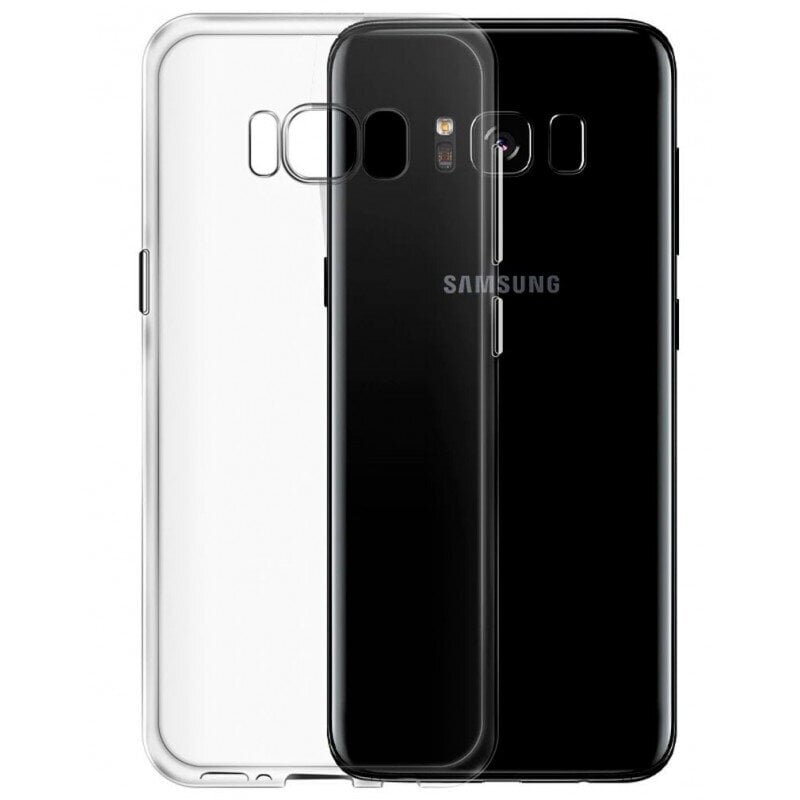 Tagakaaned Evelatus  Samsung S8 Plus Silicone Case  Transparent hind ja info | Telefonide kaitsekaaned ja -ümbrised | hansapost.ee