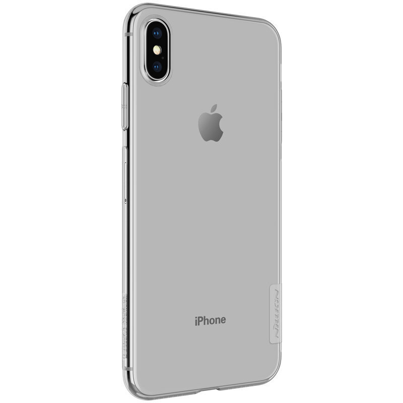 Tagakaaned Nillkin    Apple    iPhone Xs Max Nature TPU Case    Grey цена и информация | Telefonide kaitsekaaned ja -ümbrised | hansapost.ee