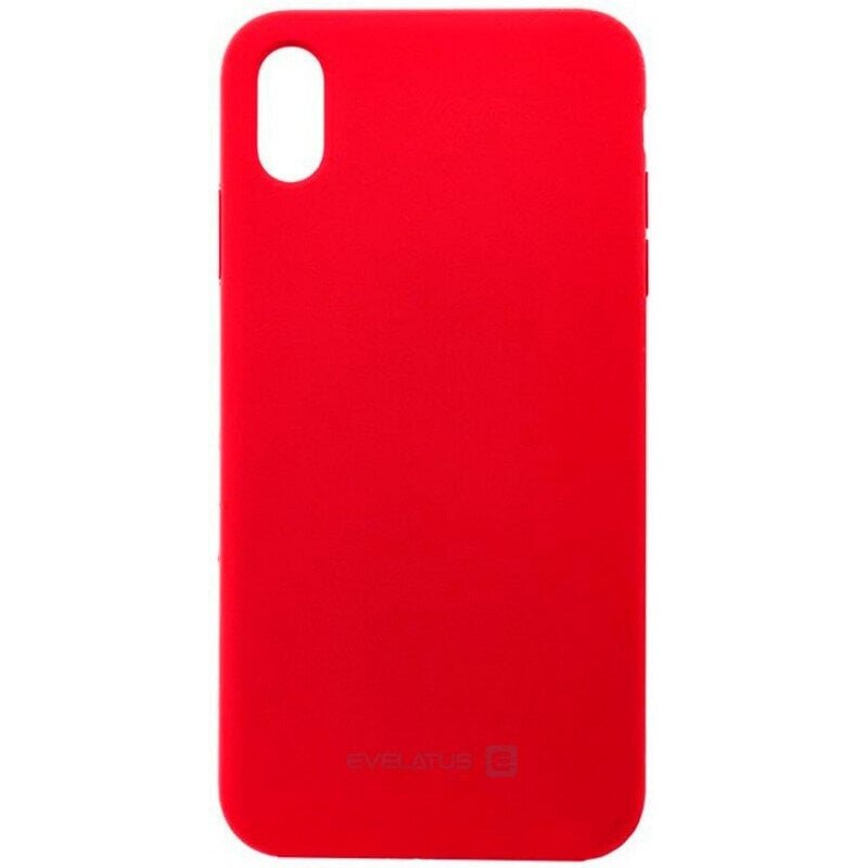 Tagakaaned Evelatus    Apple    iPhone XR Silicone Case    Red цена и информация | Telefonide kaitsekaaned ja -ümbrised | hansapost.ee