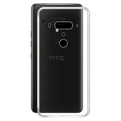 Ultra Slim 0,3 mm TPU case for HTC U12+ transparent цена и информация | Чехлы для телефонов | hansapost.ee