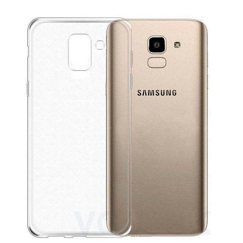 Tagakaaned Evelatus  Samsung J6 Plus Silicone Case  Transparent hind ja info | Telefonide kaitsekaaned ja -ümbrised | hansapost.ee