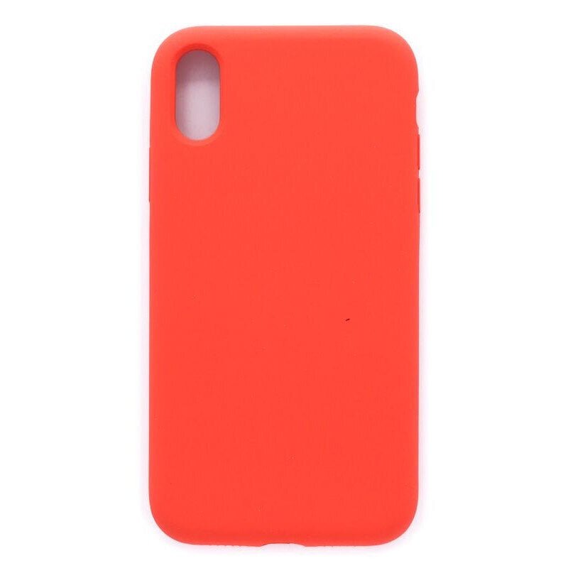 Tagakaaned Evelatus    Apple    iPhone Xs Max Soft Case with bottom    Red hind ja info | Telefonide kaitsekaaned ja -ümbrised | hansapost.ee