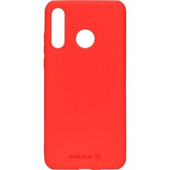 Tagakaaned Evelatus  Huawei P30 lite Silicone case  Red hind ja info | Telefonide kaitsekaaned ja -ümbrised | hansapost.ee