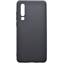 Tagakaaned Evelatus  Huawei P30 Silicone case  Black hind ja info | Telefonide kaitsekaaned ja -ümbrised | hansapost.ee