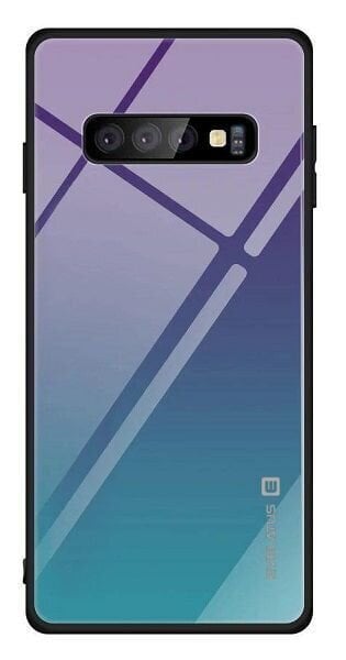 Tagakaaned Evelatus    Samsung    A7 2018 Gradient Glass Case 3    Under Water цена и информация | Telefonide kaitsekaaned ja -ümbrised | hansapost.ee