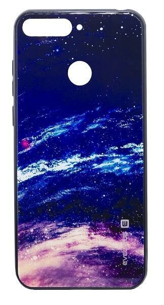Tagakaaned Evelatus    Samsung    A7 2018 Picture Glass Case    Starry Night цена и информация | Telefonide kaitsekaaned ja -ümbrised | hansapost.ee