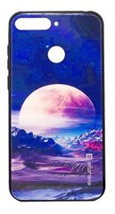 Tagakaaned Evelatus    Huawei    Y6 2018 Picture Glass Case    Valley Moon hind ja info | Telefonide kaitsekaaned ja -ümbrised | hansapost.ee