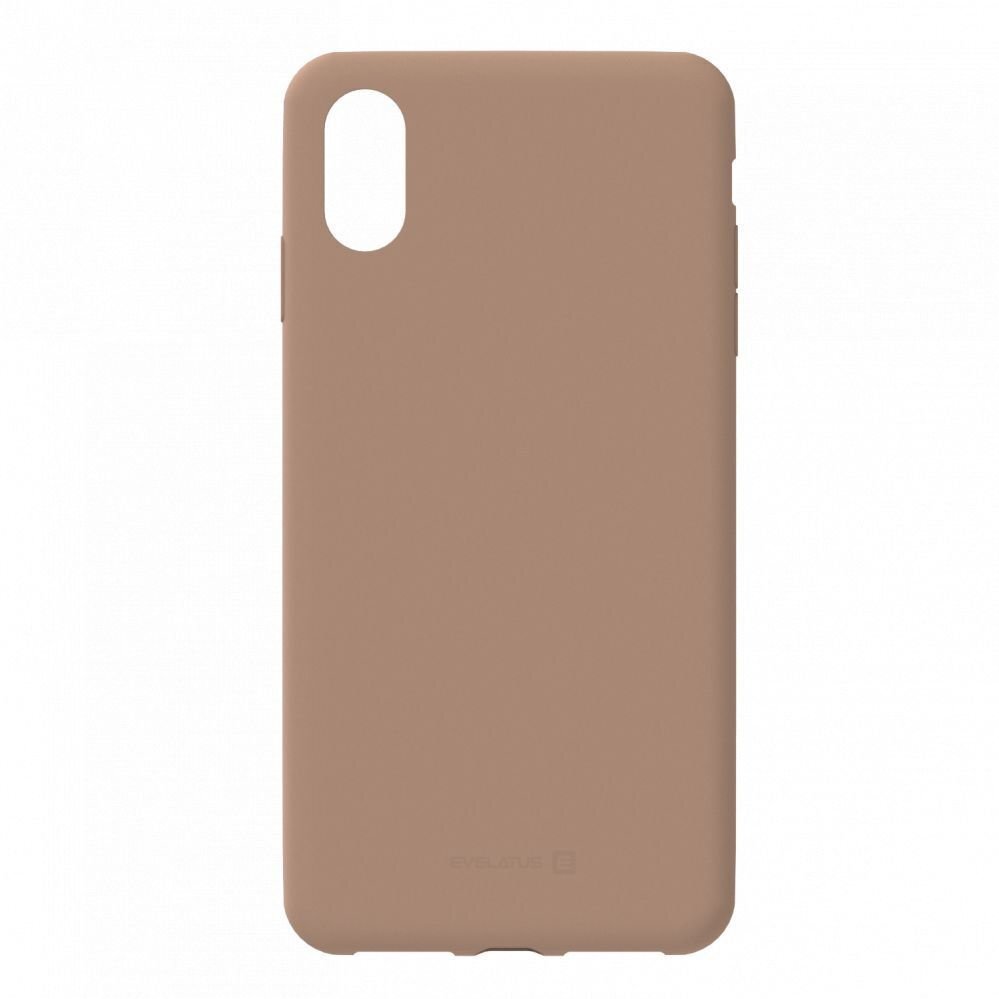 Tagakaaned Evelatus    Apple    iPhone X Silicone Case    Pink Sand цена и информация | Telefonide kaitsekaaned ja -ümbrised | hansapost.ee