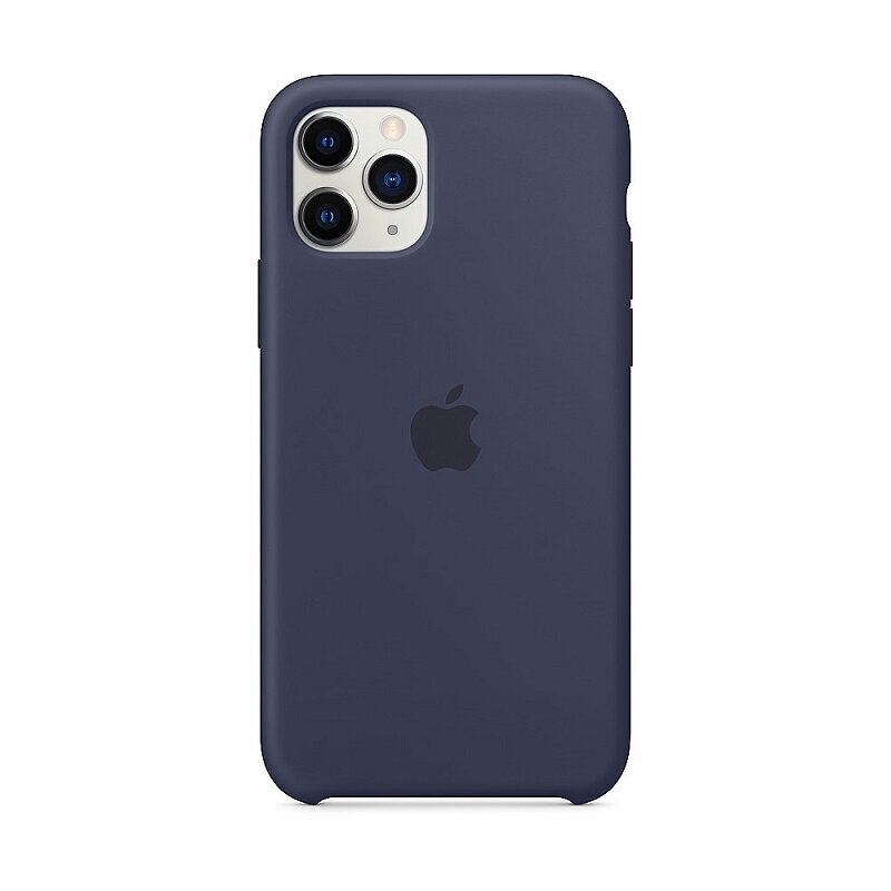 Telefoniümbris Apple iPhone 11 Pro Silicone Cover Midnight Blue цена и информация | Telefonide kaitsekaaned ja -ümbrised | hansapost.ee