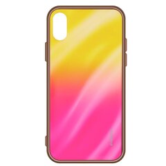 Evelatus Xiaomi Redmi Note 8 Water Ripple Gradient Color Anti-Explosion Tempered Glass Case Gradient Yellow-Pink цена и информация | Чехлы для телефонов | hansapost.ee