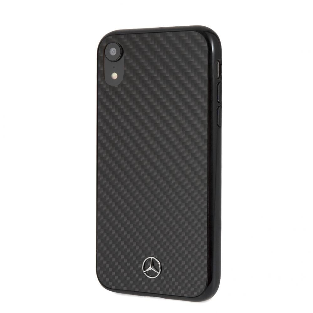 Tagakaaned Mercedes-Benz    Apple    iPhone XR Hard Case Real Carbon Fiber    Black цена и информация | Telefonide kaitsekaaned ja -ümbrised | hansapost.ee