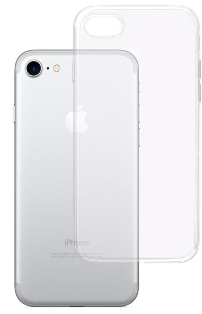 Tagakaaned Evelatus    Apple    iPhone 7/8 TPU 1.5MM    Transparent цена и информация | Telefonide kaitsekaaned ja -ümbrised | hansapost.ee