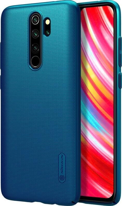 Nillkin Super Frosted Back Cover for Xiaomi Redmi Note 8 Pro Peacock Blue hind ja info | Telefonide kaitsekaaned ja -ümbrised | hansapost.ee