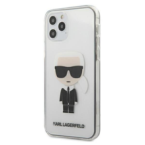 Telefoniümbris Karl Lagerfeld Ikonik Transparent iPhone 12 Max/Pro цена и информация | Telefonide kaitsekaaned ja -ümbrised | hansapost.ee