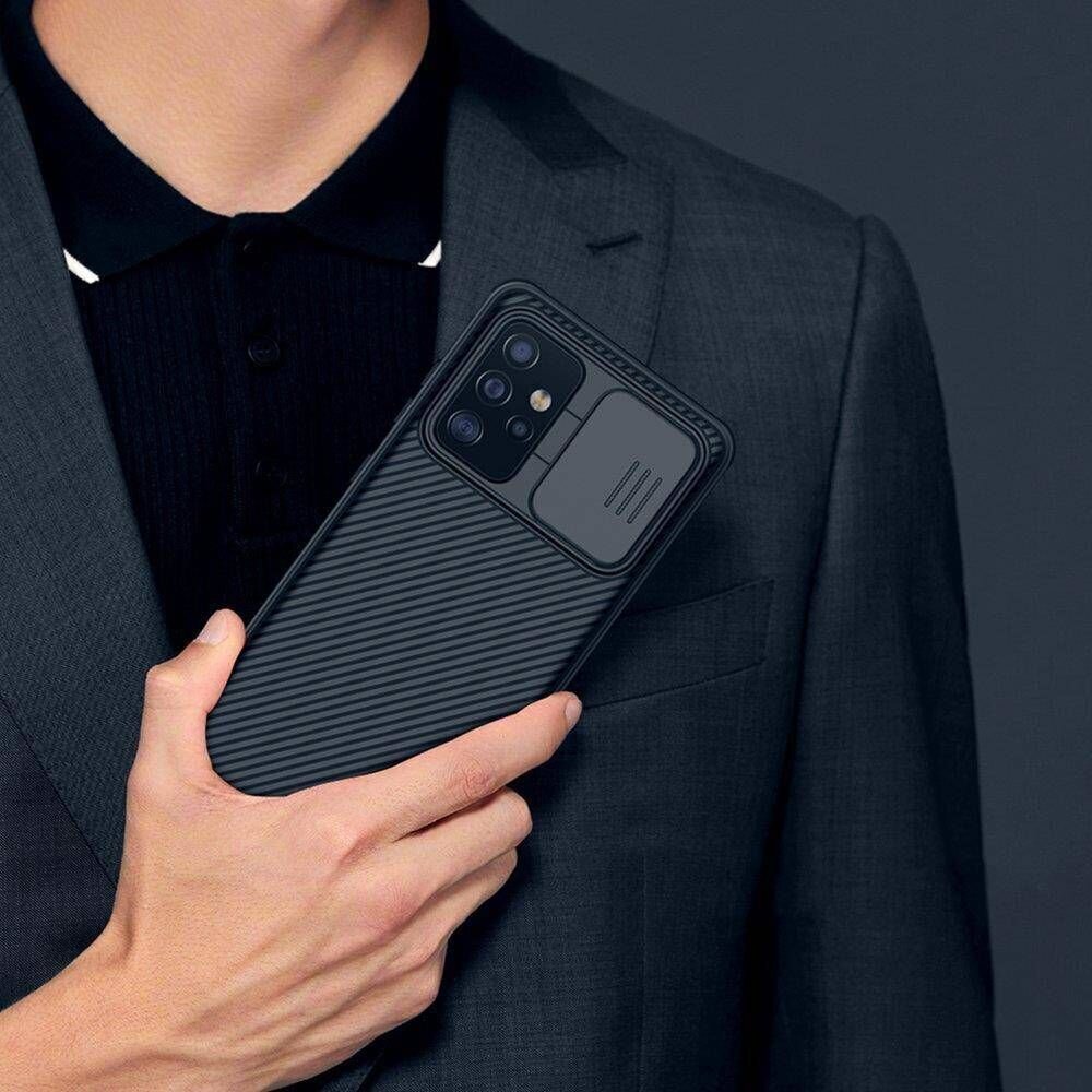 Telefoni ümbris Nillkin CamShield sobib Samsung Galaxy A52 /A52 5G / A52s 5G, must hind ja info | Telefonide kaitsekaaned ja -ümbrised | hansapost.ee