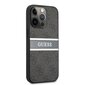 GUHCP13X4GDGR Guess PU 4G Printed Stripe Case for iPhone 13 Pro Max Grey цена и информация | Telefonide kaitsekaaned ja -ümbrised | hansapost.ee