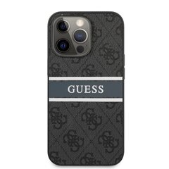 GUHCP13X4GDGR Guess PU 4G Printed Stripe Case for iPhone 13 Pro Max Grey цена и информация | Чехлы для телефонов | hansapost.ee