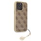 GUHCP13XGF4GBR Guess 4G Charms Cover for iPhone 13 Pro Max Brown hind ja info | Telefonide kaitsekaaned ja -ümbrised | hansapost.ee