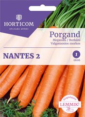 Porgand Nantes 2 5g hind ja info | Horticom Aiakaubad | hansapost.ee