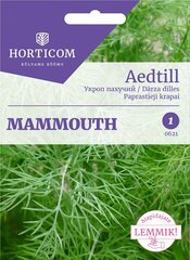 Aedtill Mammouth 5g hind ja info | Ürtide ja maitsetaimede seemned | hansapost.ee