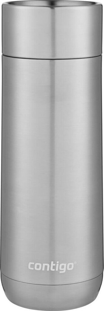 Termokruus Contigo Luxe Autoseal 470ml - Stainless Steel, 2115522 цена и информация | Termosed ja termokruusid | hansapost.ee