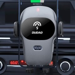 Dudao car holder with built-in Qi wireless charger 15W gray (F20xs) цена и информация | Dudao Мобильные телефоны, Фото и Видео | hansapost.ee