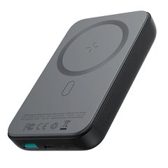 Банк питания Joyroom 10000мАч 20Вт Power Delivery Quick Charge беспроводное зарядное устройство Qi 15W для iPhone, совместимое с MagSafe, черное (JR-W020) цена и информация | Зарядные устройства Power bank | hansapost.ee