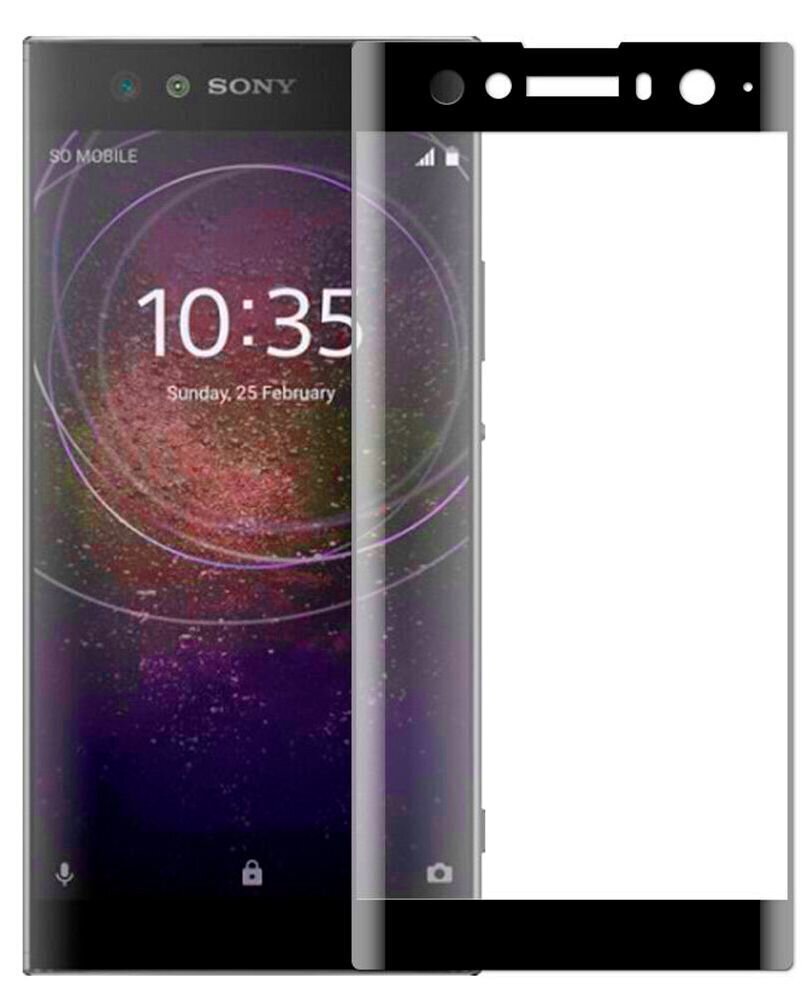 Sony Xperia XA2 Ultra must, raamiga ekraanikaitseklaas hind ja info | Ekraani kaitseklaasid ja kaitsekiled | hansapost.ee