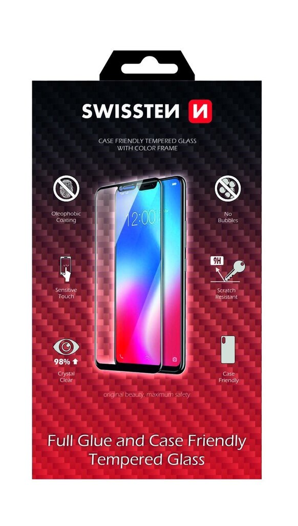 Swissten Full Face 5D Tempered Glass Samsung Galaxy XCOVER 5 Black цена и информация | Ekraani kaitseklaasid ja kaitsekiled | hansapost.ee